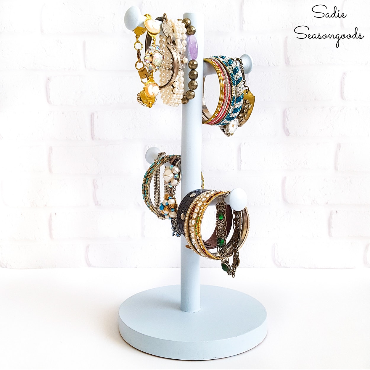 Make a Jewelry Dish and Bracelet Holder Using Thrift Store Finds