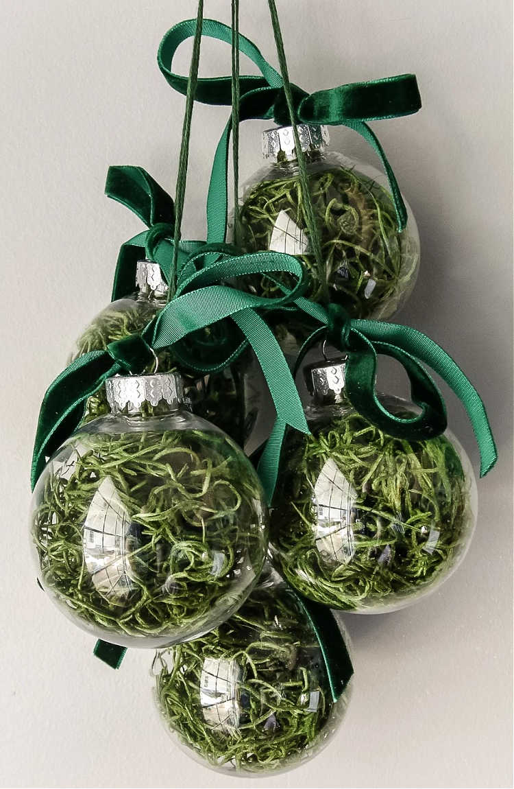 moss ball ornaments