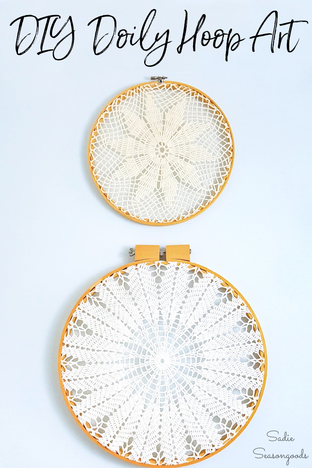 embroidery hoop wall art