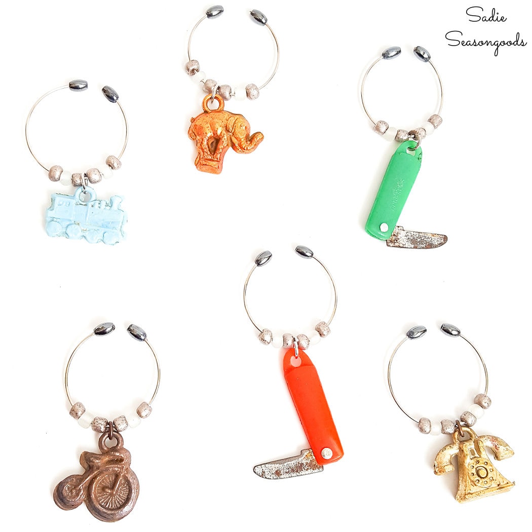 wine charms