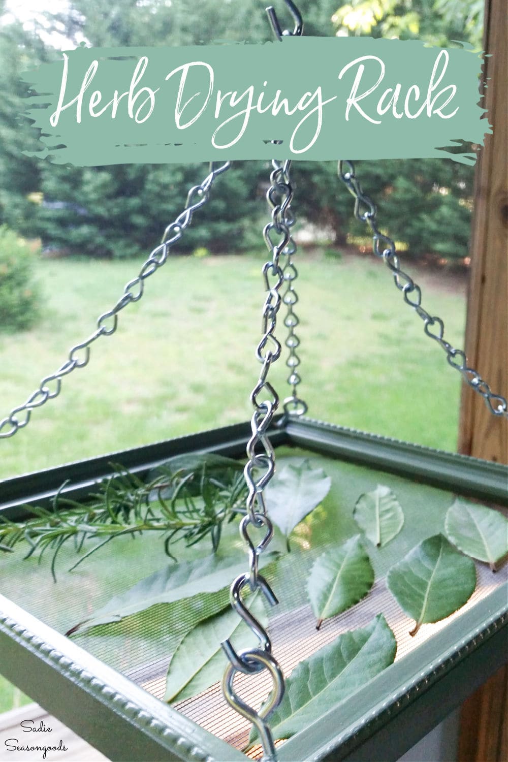 herb drying rack