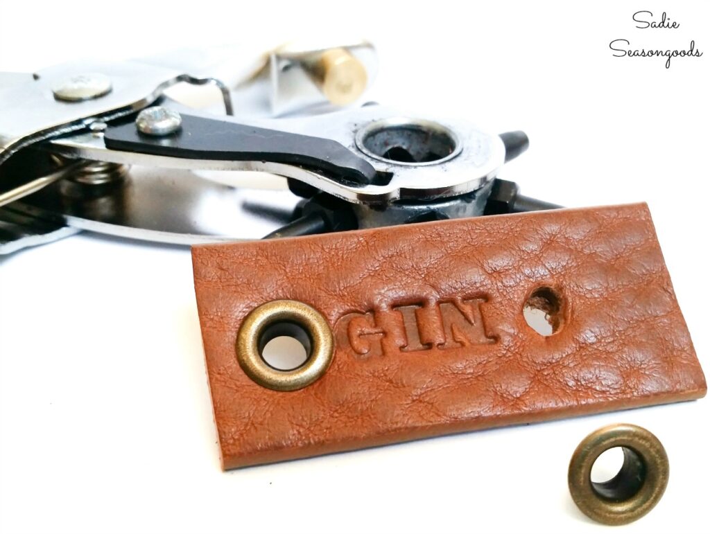 How to Make Decanter Labels from a Leather Belt