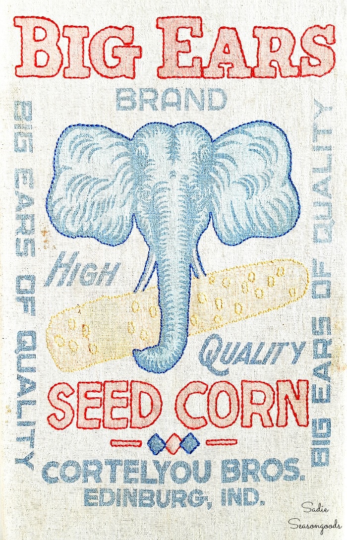 Vintage Seed Packet Embroidery