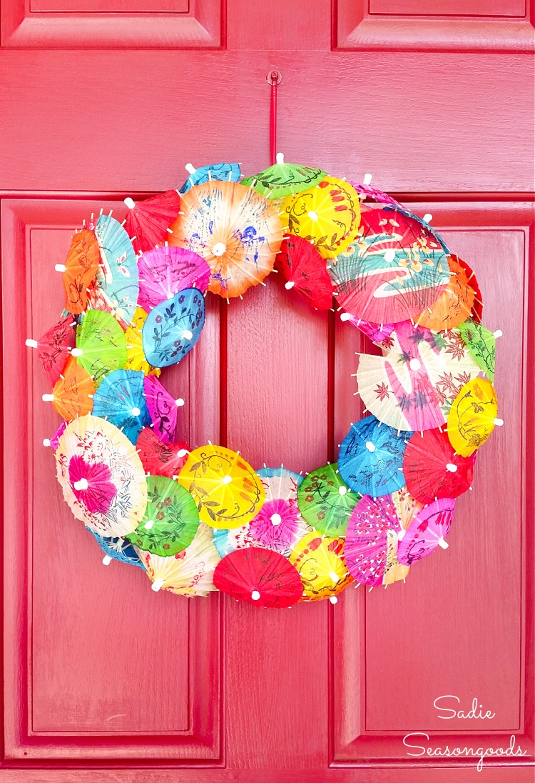 umbrella wreath