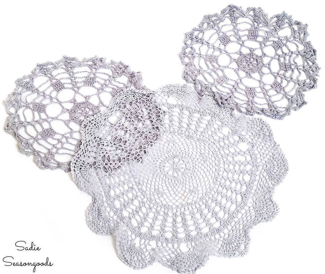 doilies that look like spider webs