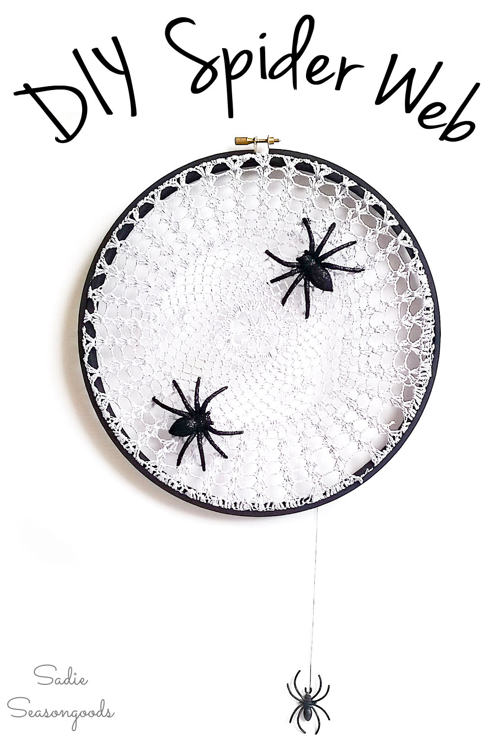 spider web doily