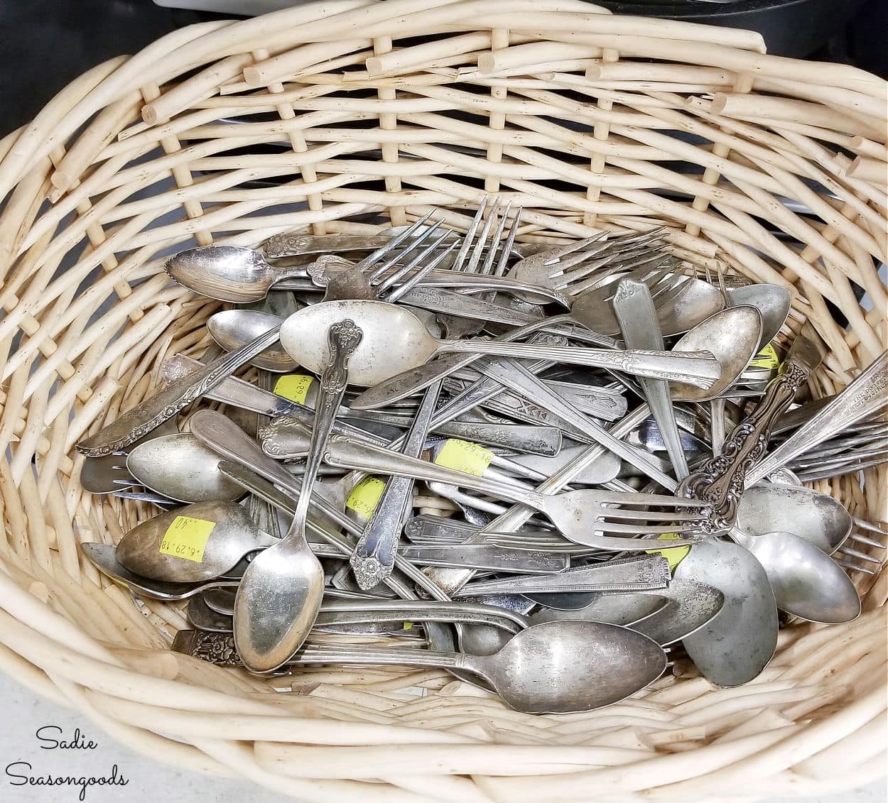 Vintage silverware for jewelry projects