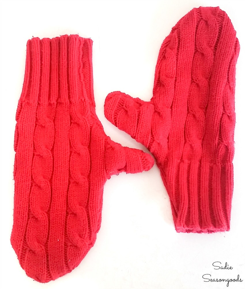 Sweater mittens