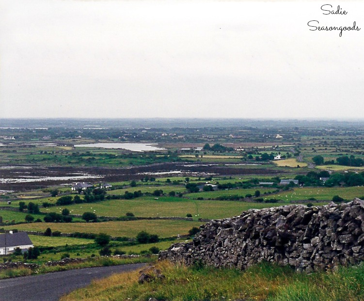 Irish countryside of The Burren in Ireland