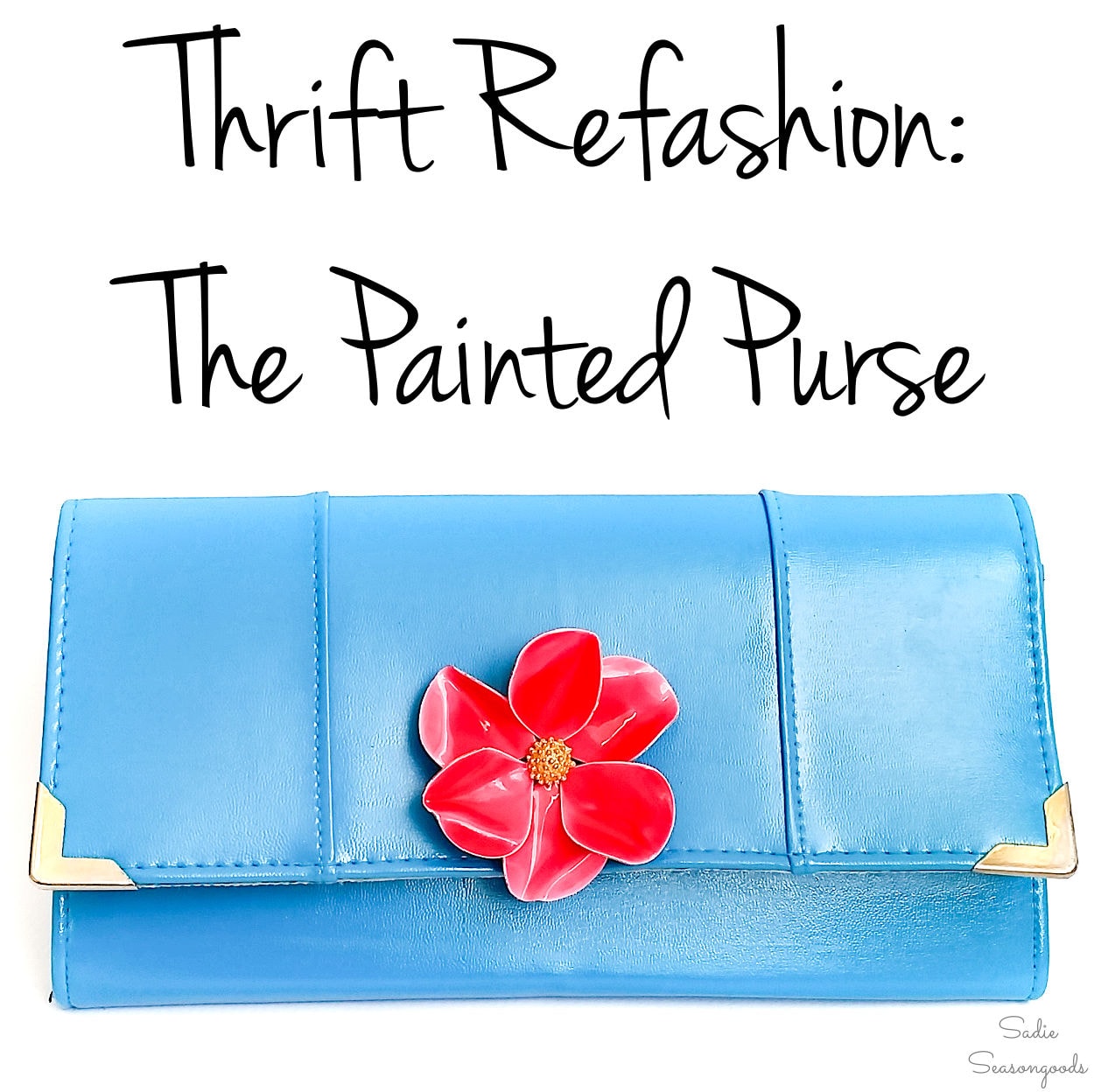 Why I Painted My Thrifted Coach Bag - Finding Your Good