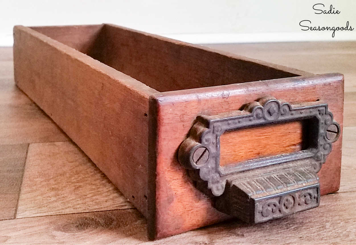 card catalog drawer