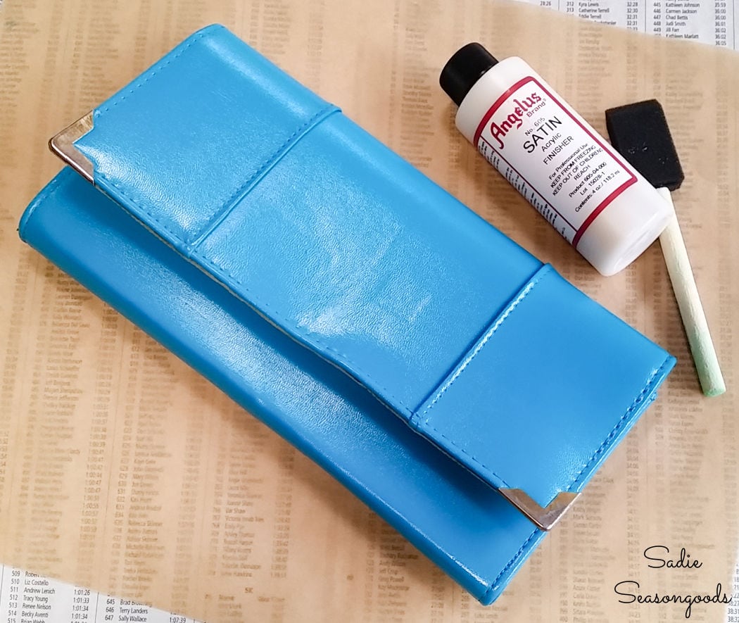 Surprising Purse makeovers with Paint - Made By Barb - Angelus