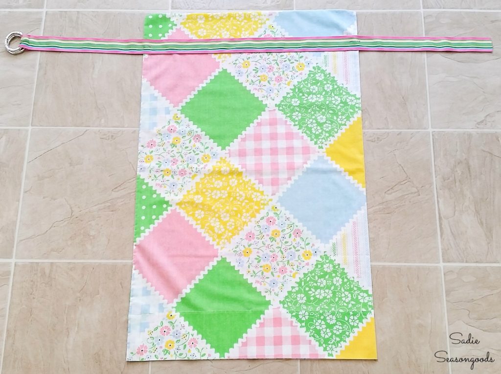 How to Make a Half Apron from a Vintage Pillowcase