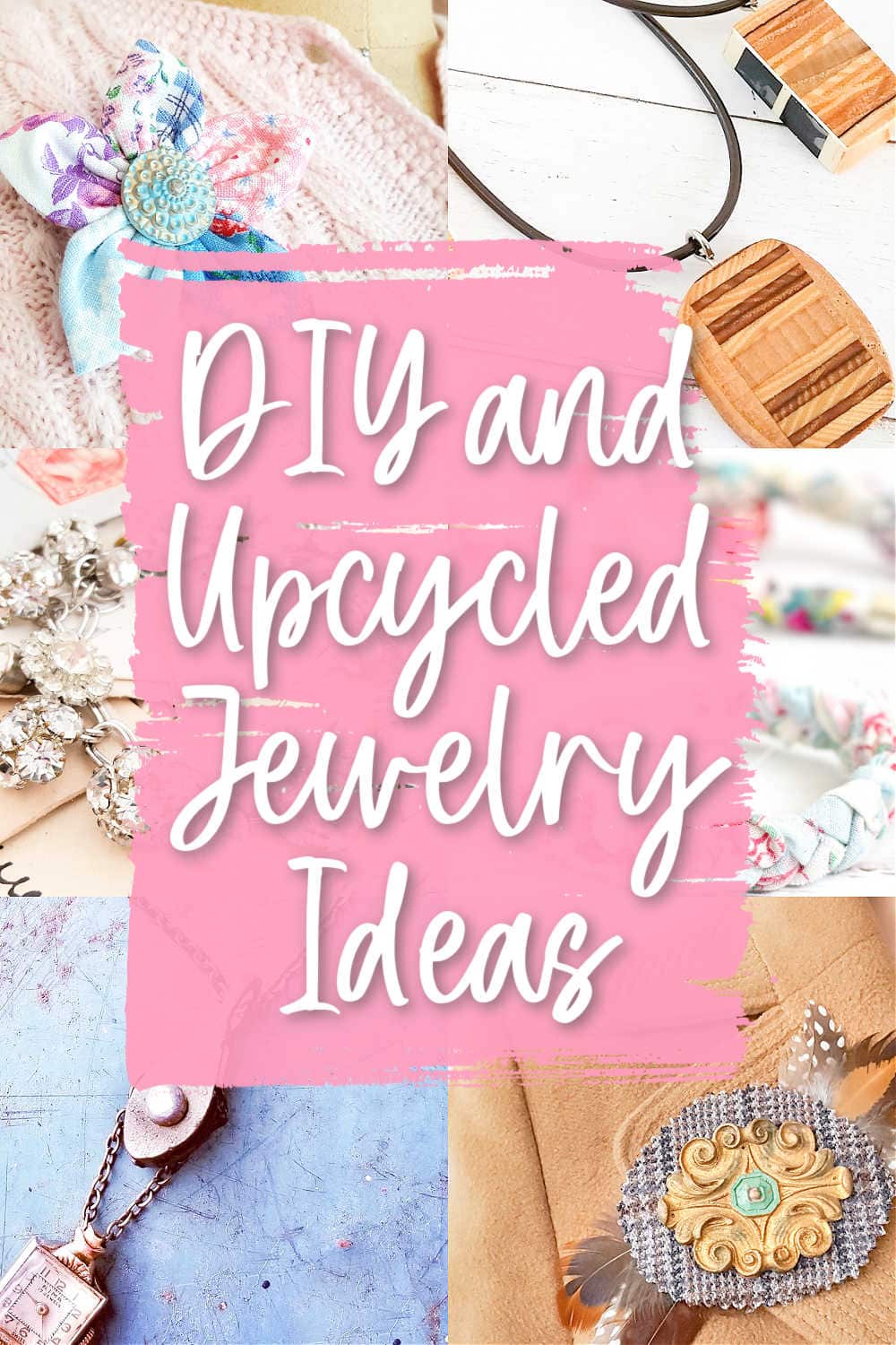 Project ideas for vintage jewelry or broken jewelry