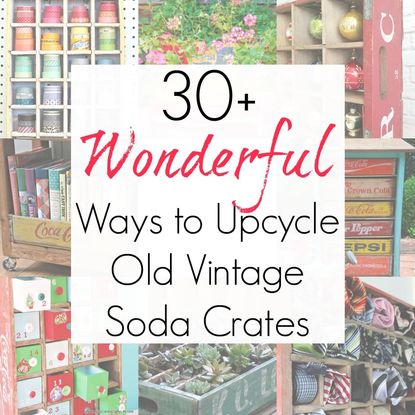 30+ Upcycling and Repurposing Ideas for Soda Crates