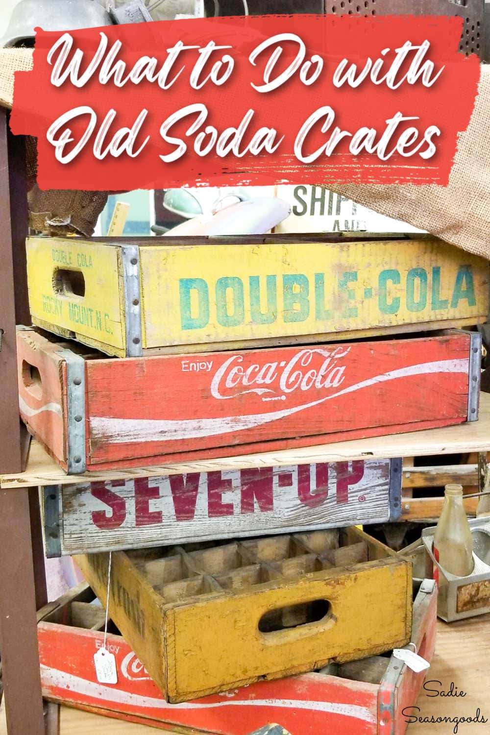 repurpose projects for old soda crates