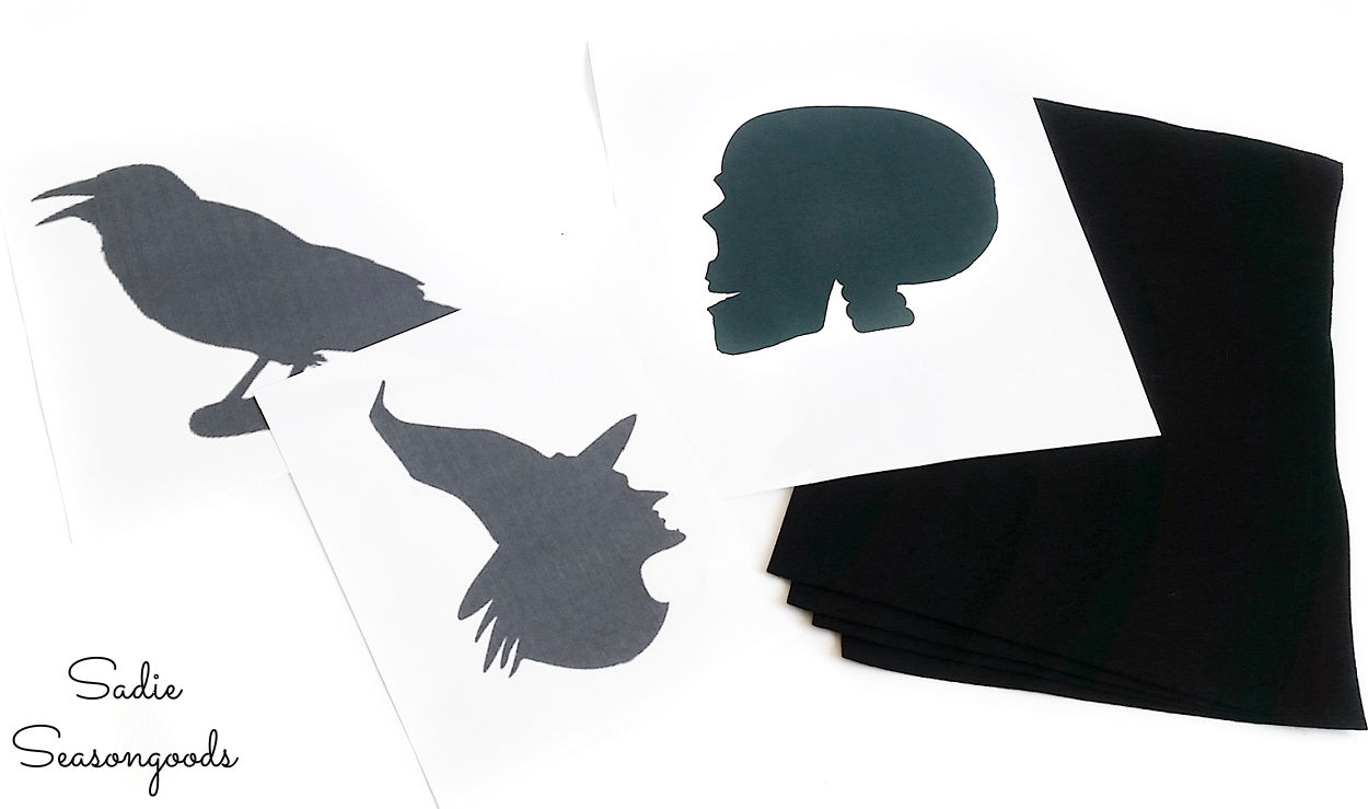 halloween silhouette ideas