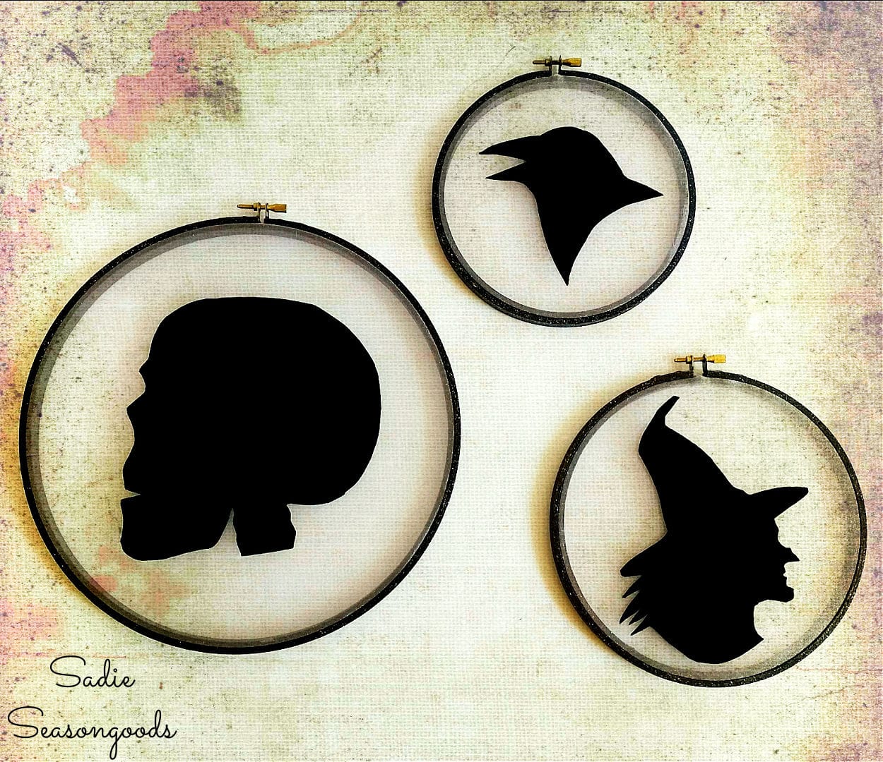 Spooky Silhouettes as Halloween Window Decor