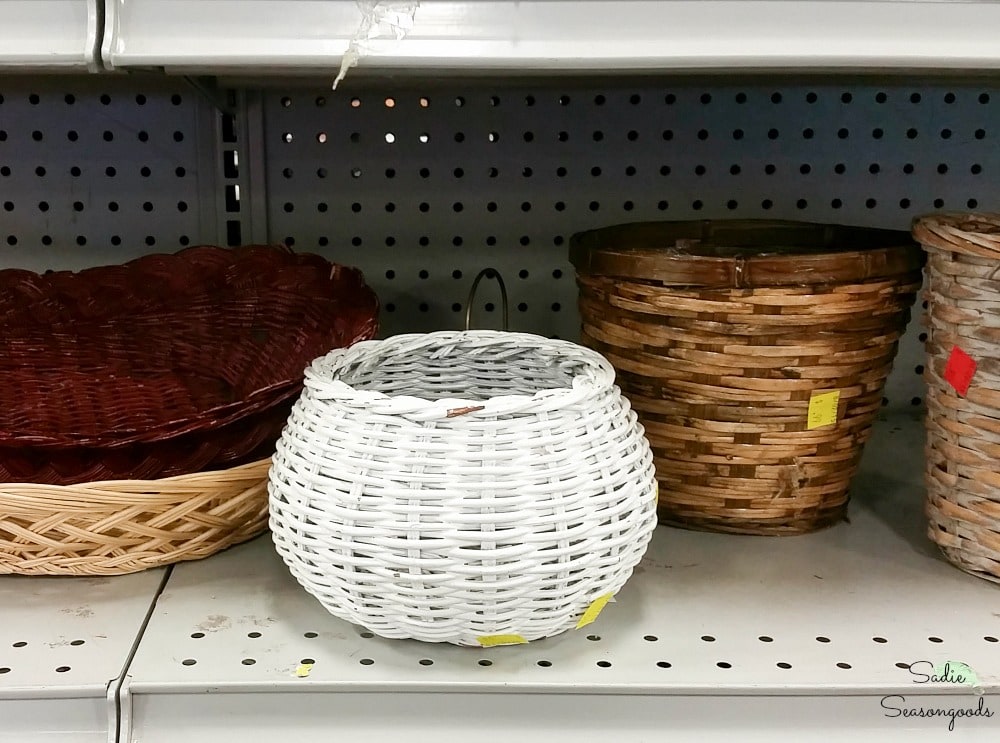 Basket bowl at Goodwill thrift store