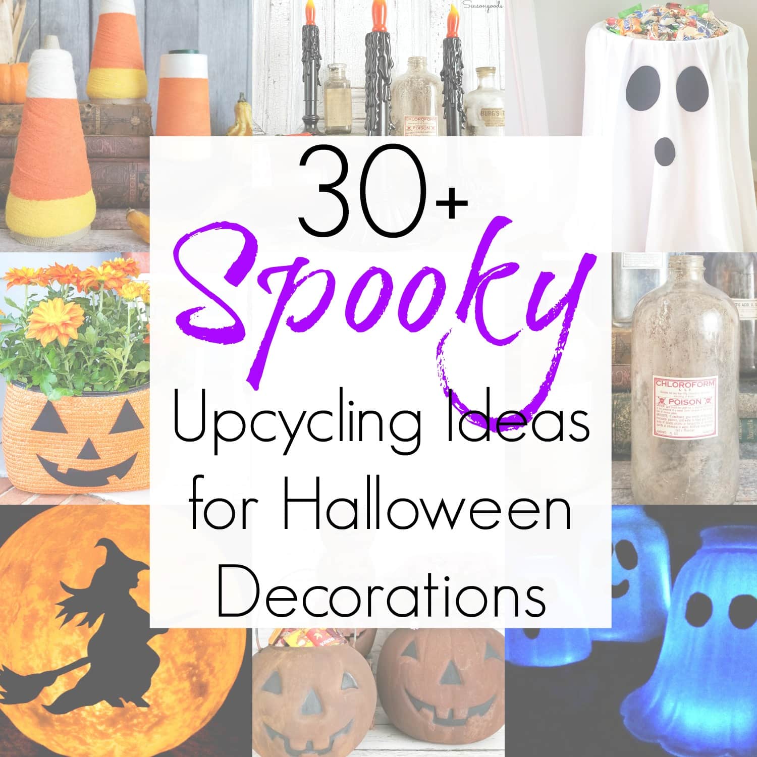 Upcycling Projects and Halloween craft ideas