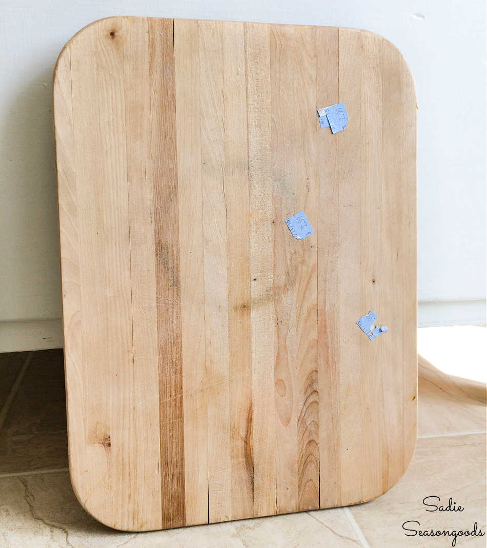 how to resurface an old cutting board