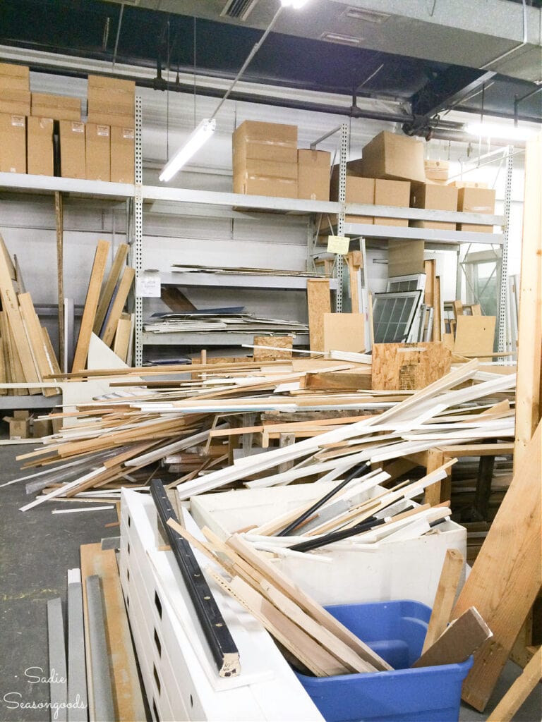 DIY Garden Trellis from Vintage Garden Tools