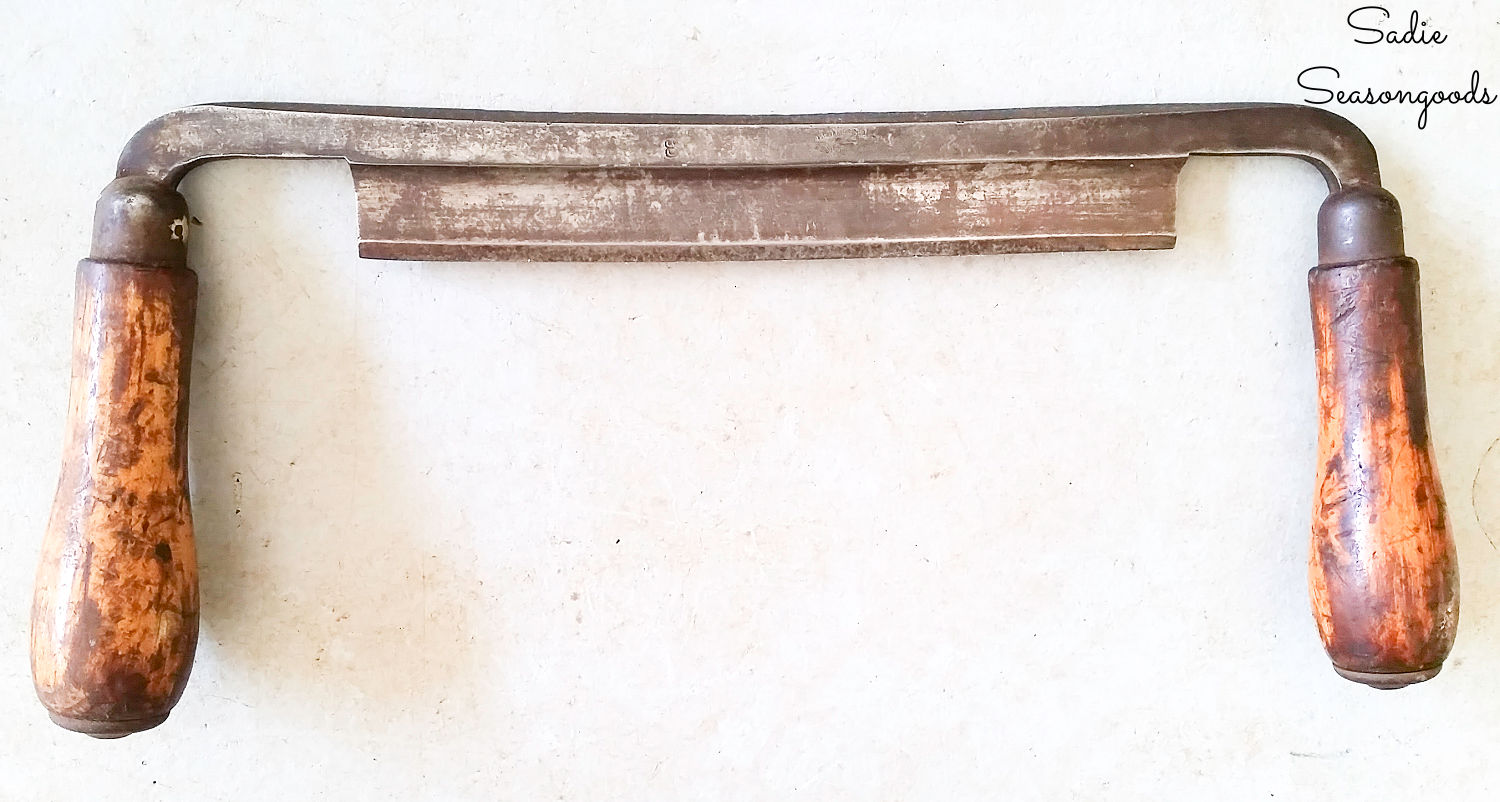 Vintage draw knife or draw shave