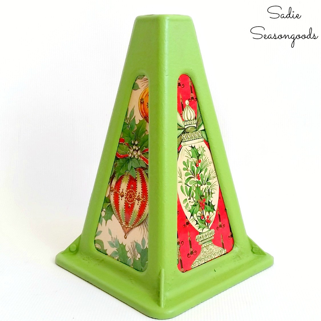 Christmas Lantern from a Camper Jack and Christmas Gift Wrap