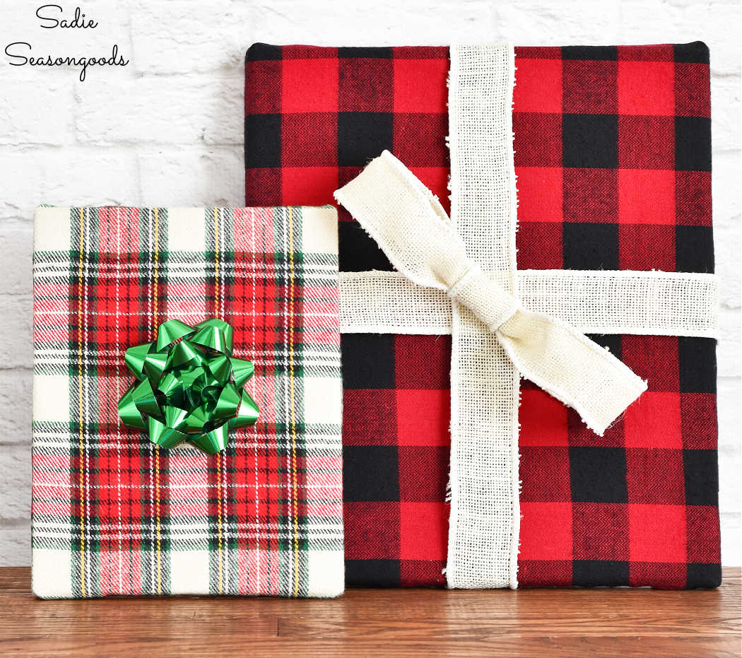 flannel christmas decor