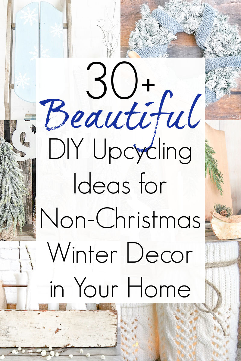 Winter home decor ideas and non Christmas winter decorations