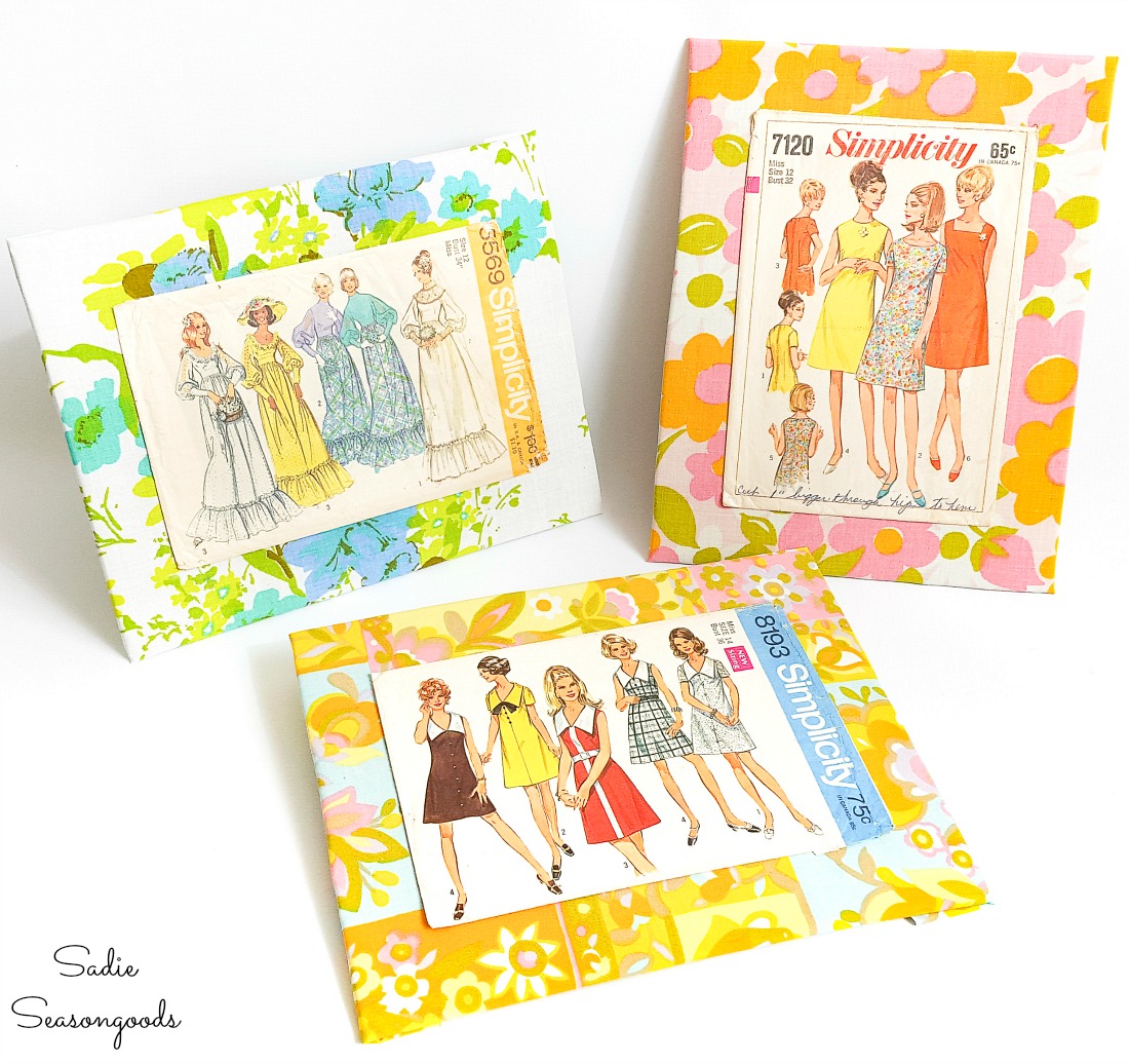 Sewing gifts or sewing room decor with vintage dress patterns Sewing gifts or sewing room decor with vintage dress patterns
