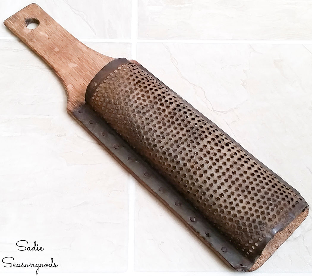 antique cheese grater