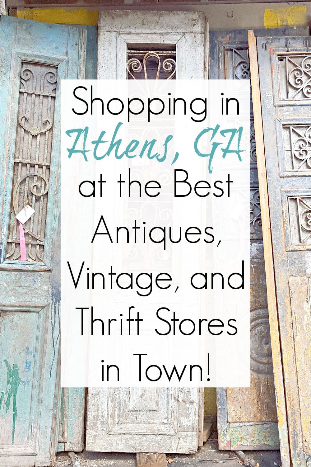 antiques and thrift stores in athens ga