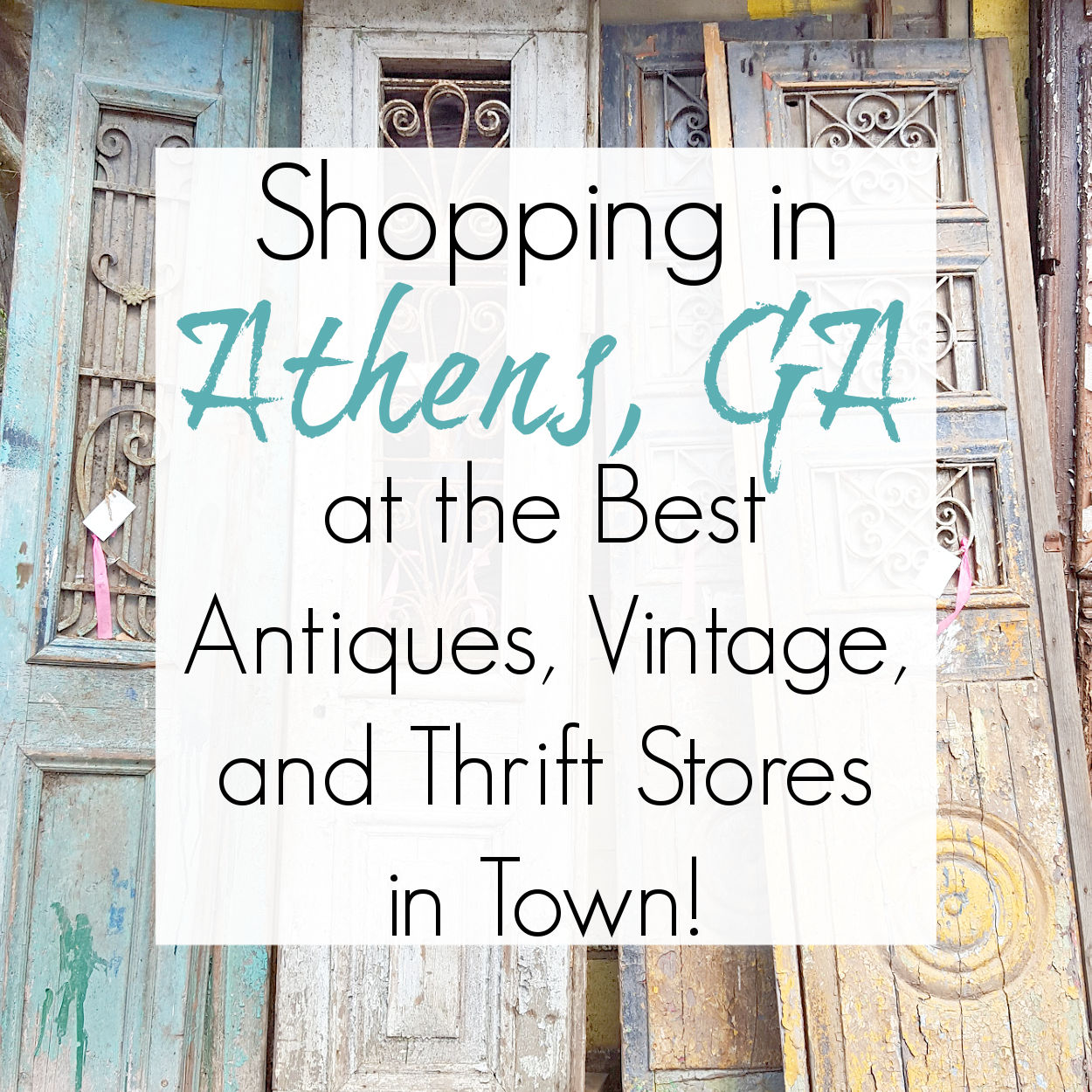 Antiques and Thrift Stores in Athens, GA