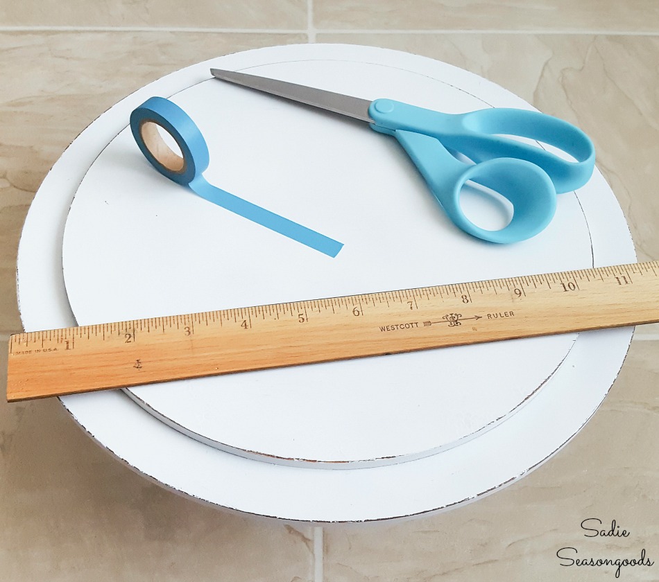 Washi tape for making the lines of a tic tac toe board