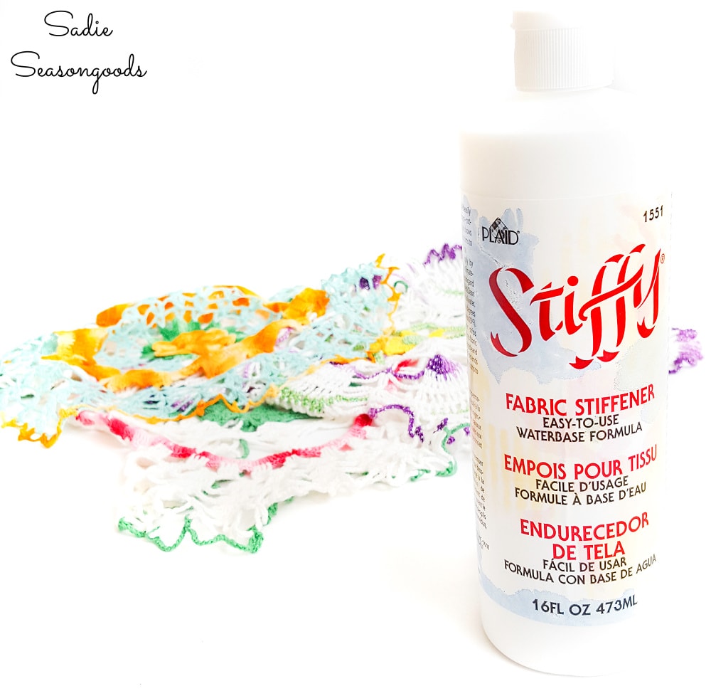 Starch for doilies or fabric stiffener