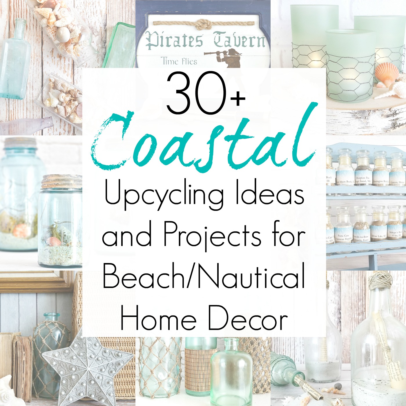 Upcycling Ideas for Beach Home Decor and Coastal Crafts