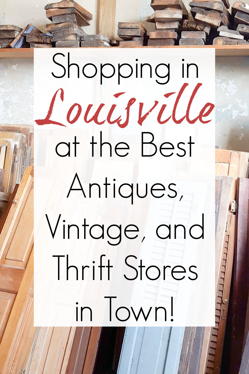 thrifting and antiques in louisville ky