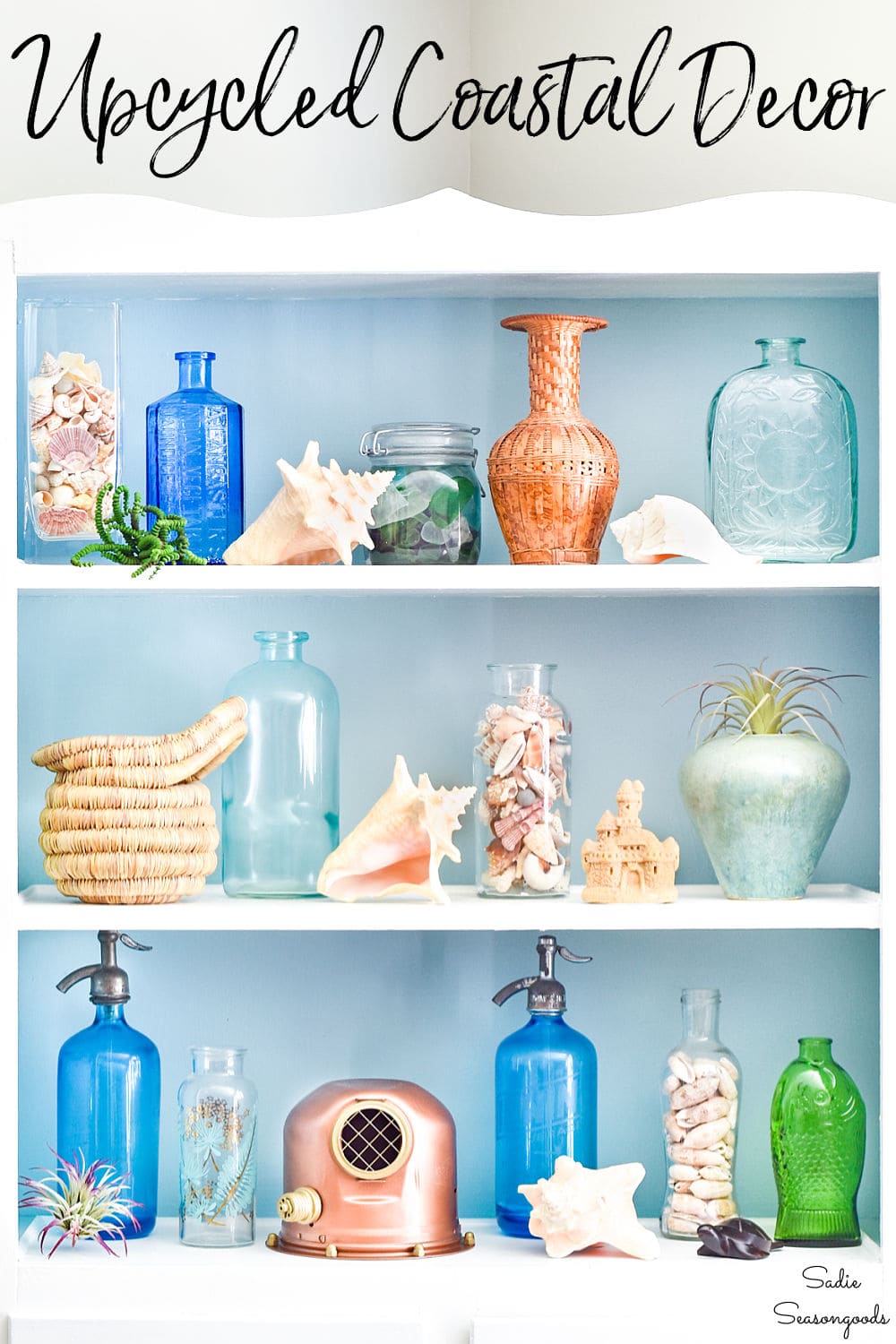 upcycling ideas for coastal decor