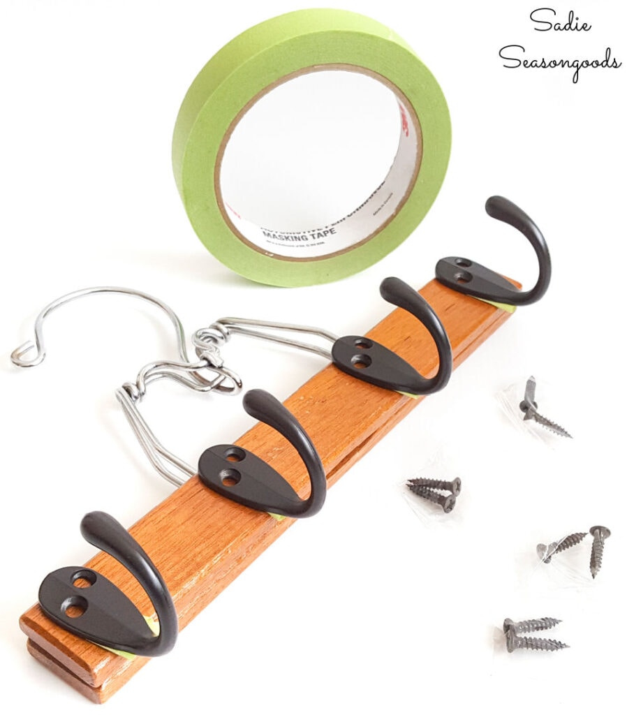 Nakata Hangers, Made In Japan, Wooden Belt Hangers, 5 Piece Hanger