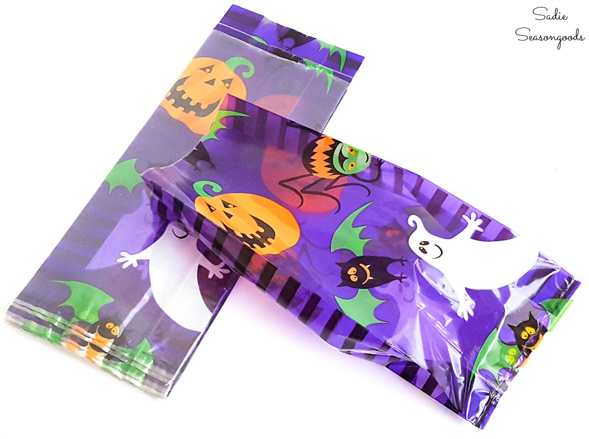 Halloween cellophane bags