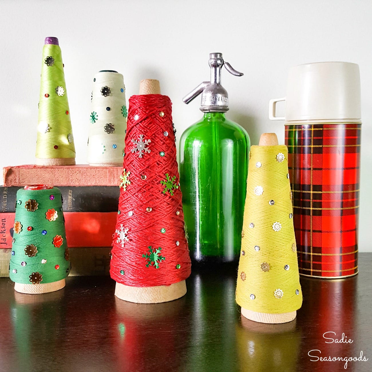 Christmas Craft Project with Serger Thread Cones