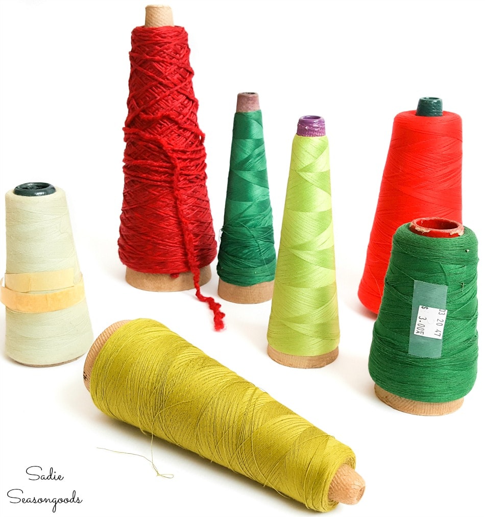 Christmas Craft Project with Serger Thread Cones