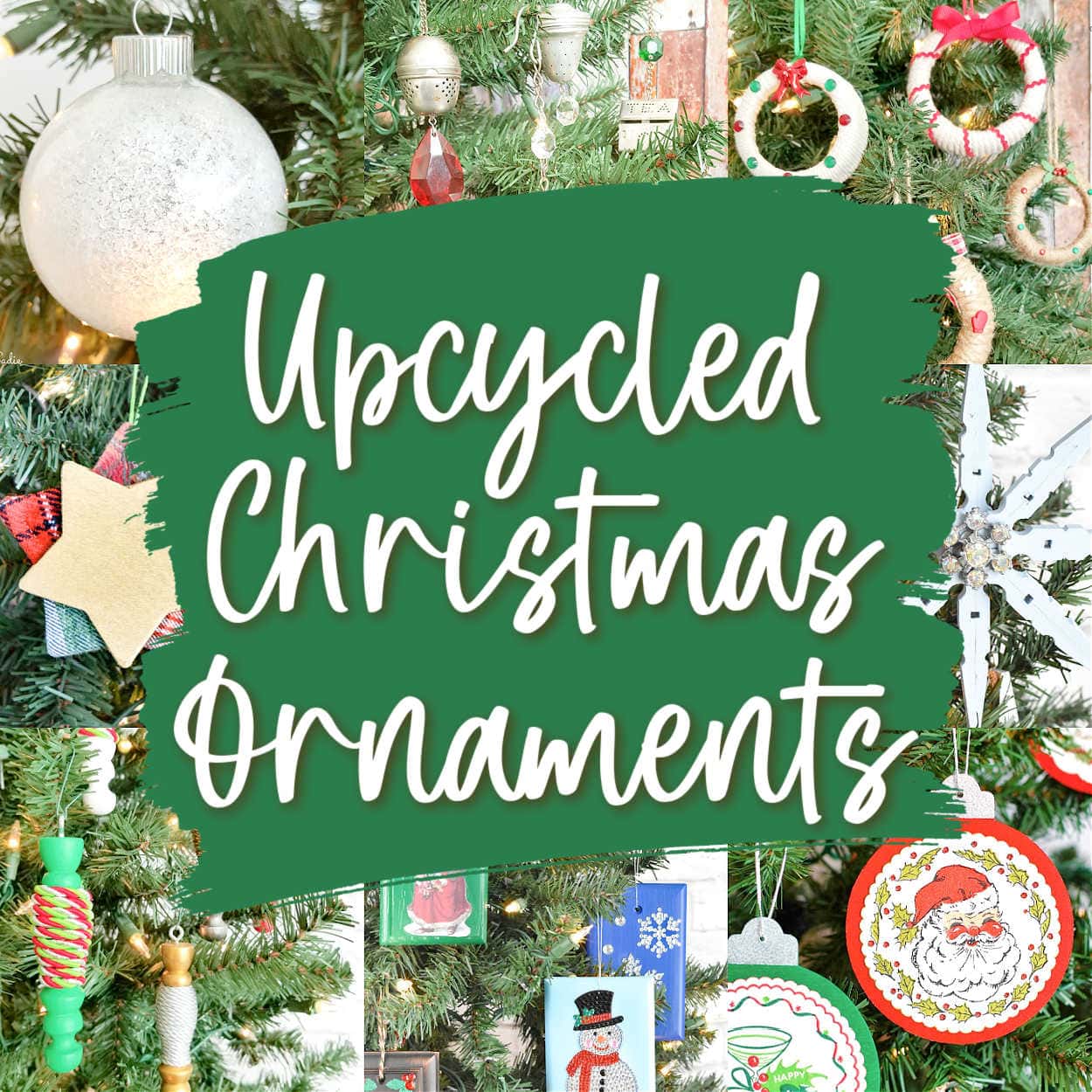 repurposed ornaments and christmas ornament craft ideas