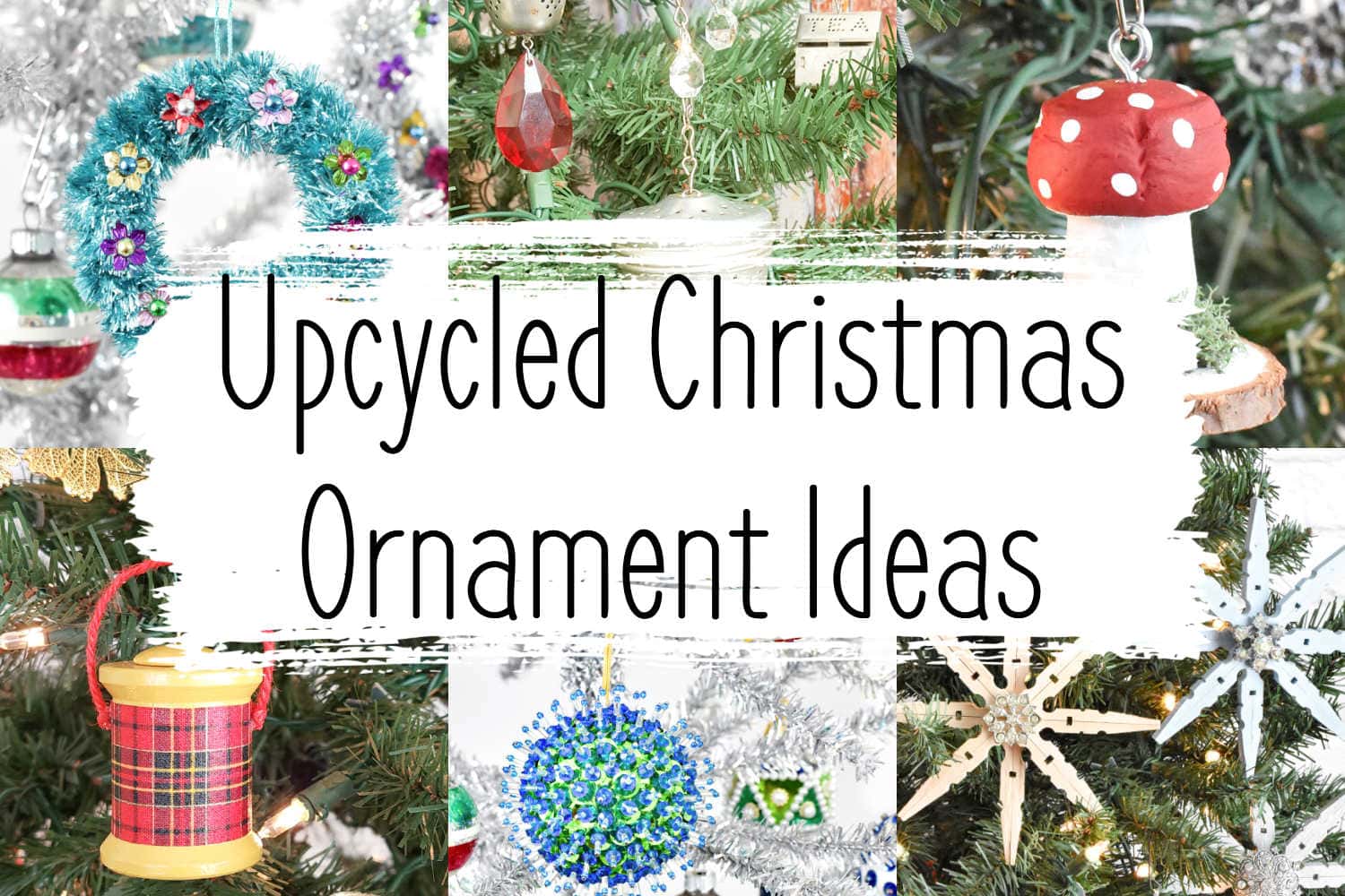 Repurposed Ornaments to Make for Your Christmas Tree