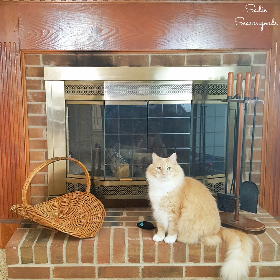 Fireplace basket to be given a cozy makeover