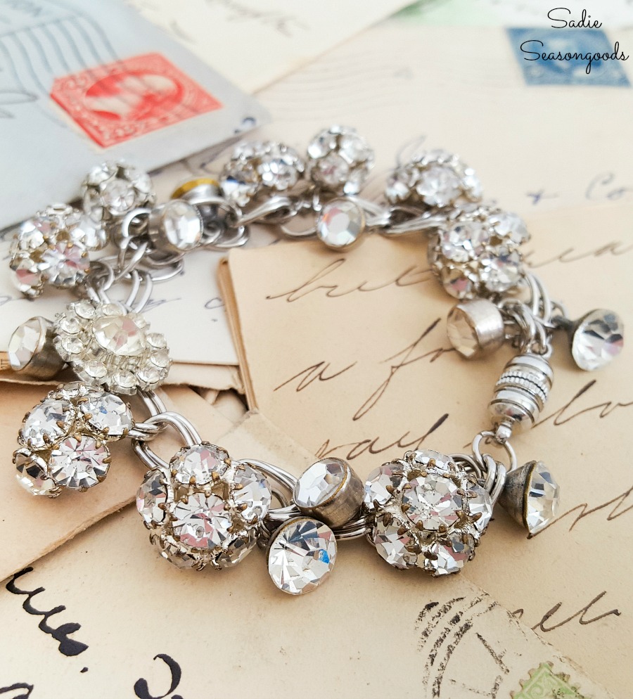 button charm bracelet
