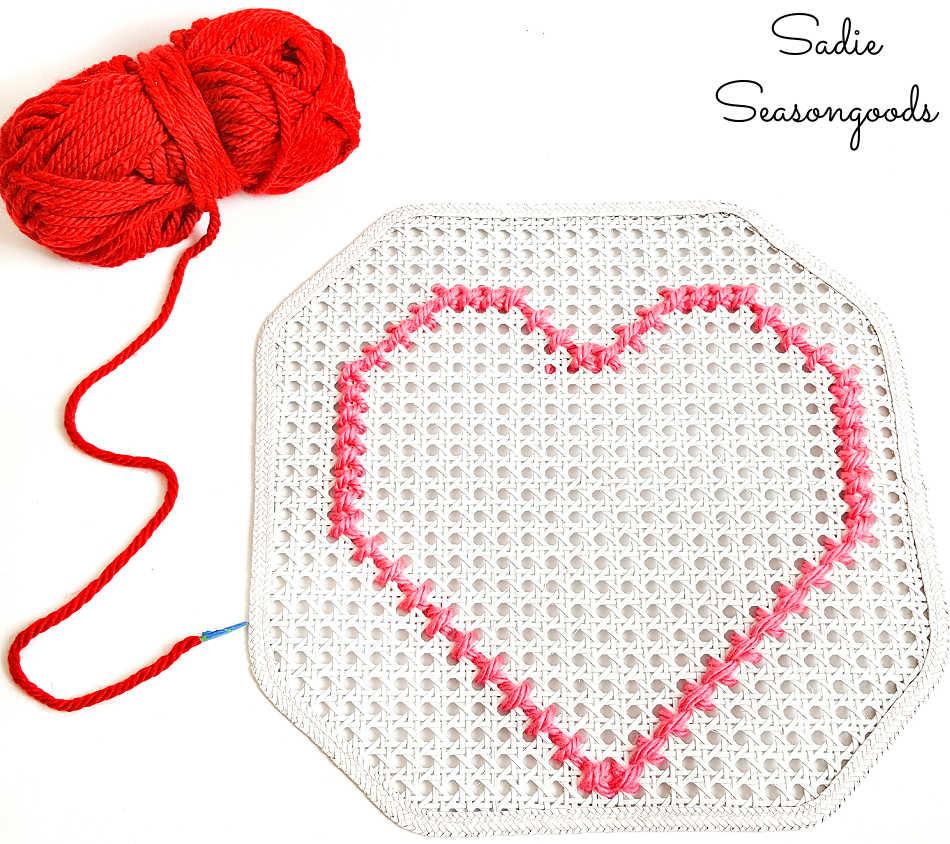 cross stitch heart