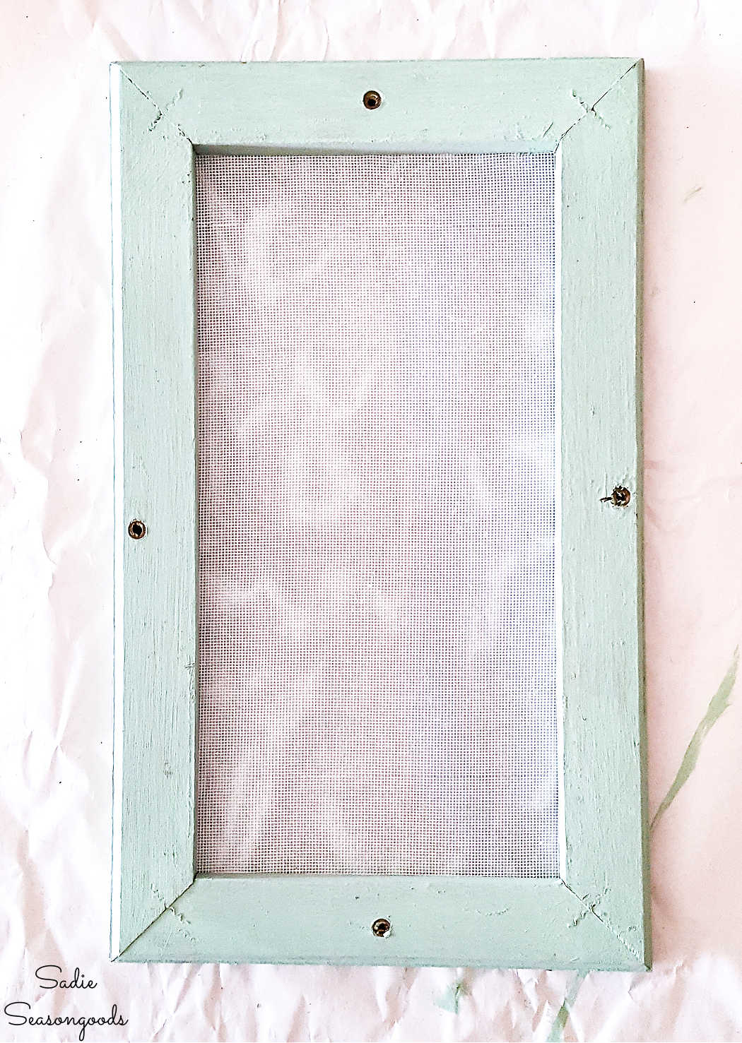 vintage window for whimsical decor