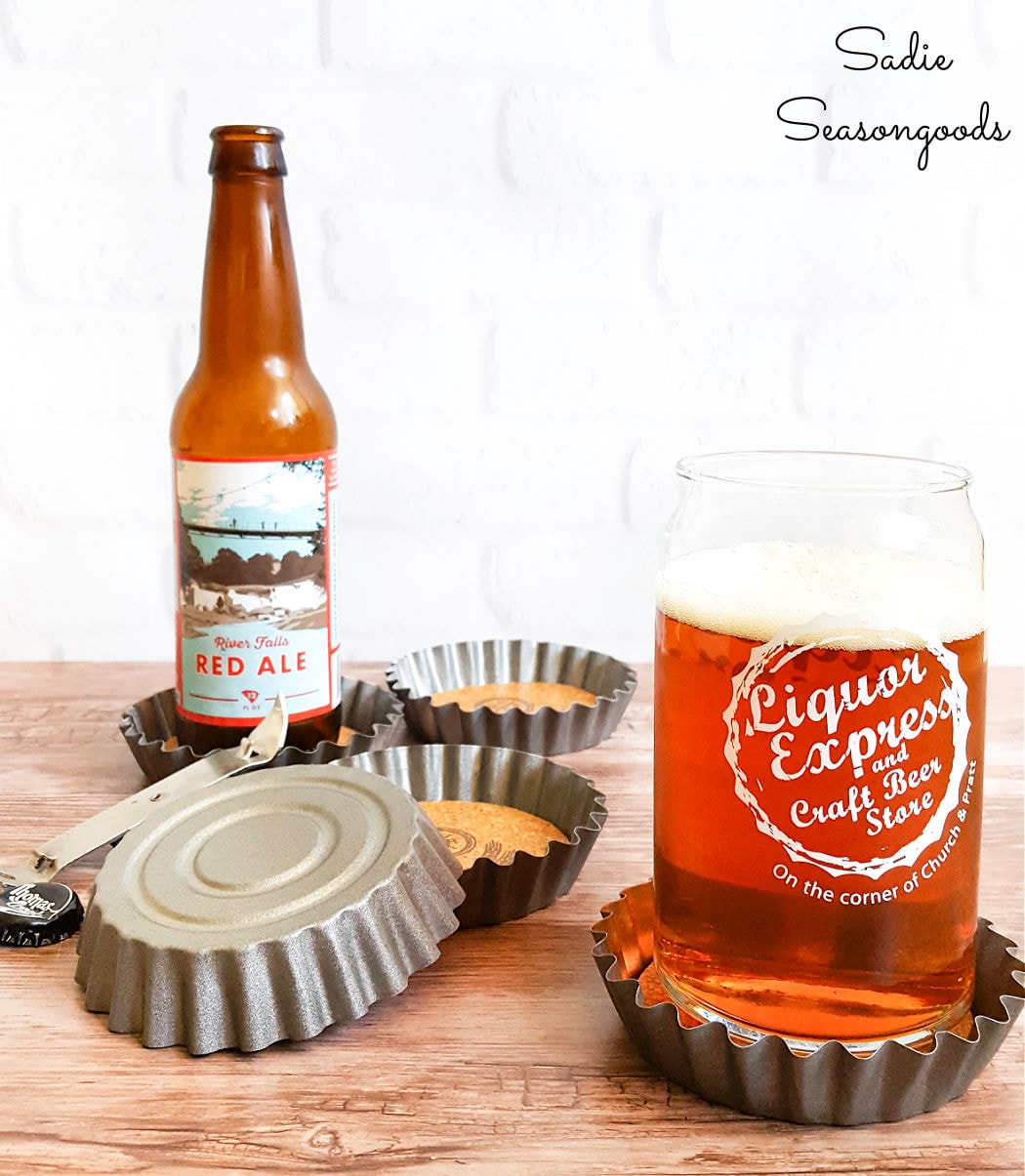 bottle cap coasters